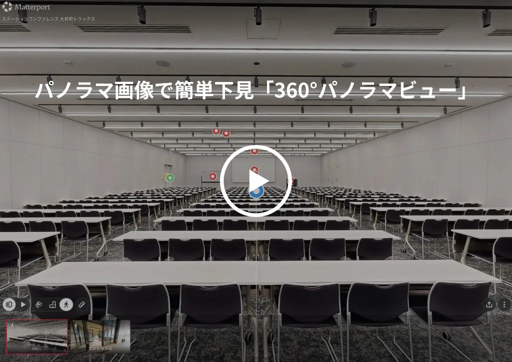 360°パノラマビュー